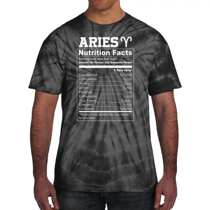 Aries nutrition facts Tie-Dye T-Shirt