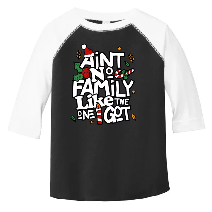 AinT No Family Like The One I Got Matching Family Christmas Toddler Fine Jersey T-Shirt