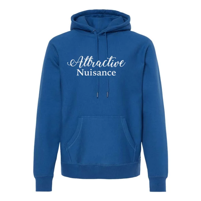 Attractive Nuisance Funny Lawyer Premium Hoodie