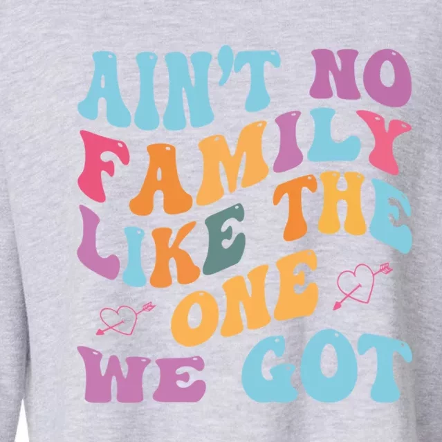 AinT No Family Like The One We Got Reunion Family Cute Gift Cropped Pullover Crew