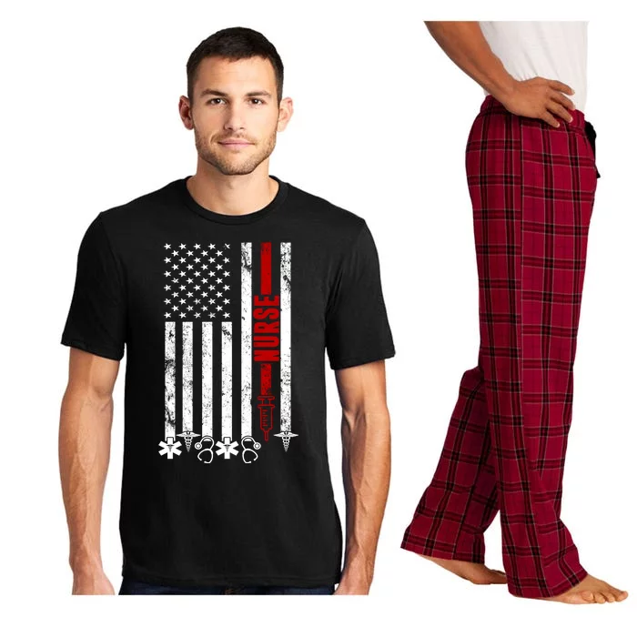 American Nurse Flag RN Nurse Pajama Set