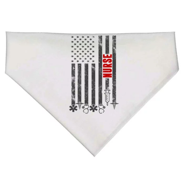 American Nurse Flag RN Nurse USA-Made Doggie Bandana