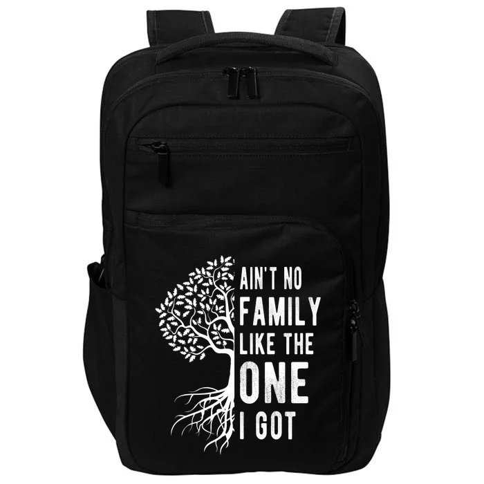 Aint No Family Like The One I Got Impact Tech Backpack