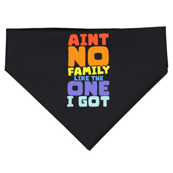 AinT No Family Like The One I Got Family Reunion 2024 USA-Made Doggie Bandana