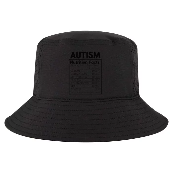 Autism Nutrition Facts Autistic Pride Autism Awareness Cool Comfort Performance Bucket Hat