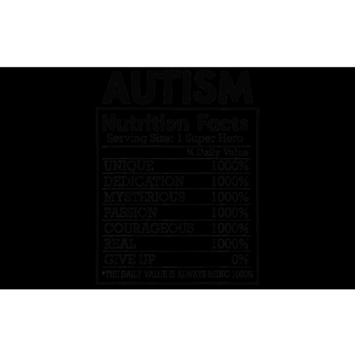 Autism Nutrition Facts Autistic Pride Autism Awareness Bumper Sticker