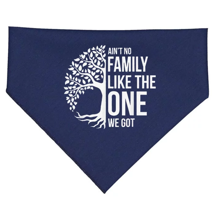 AinT No Family Like The One We Got Cute Family Reunion 2024 USA-Made Doggie Bandana