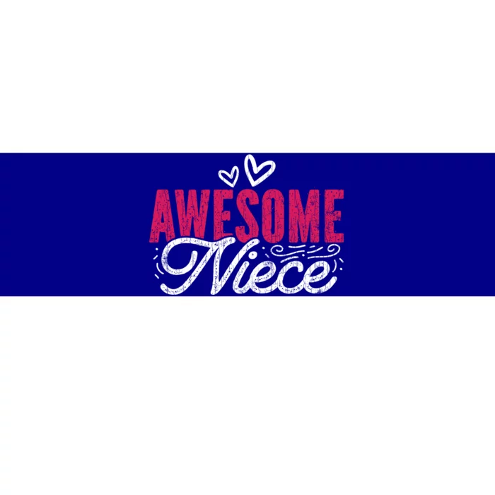 Awesome Niece Funny Auntie Aunt Graphic Gift Bumper Sticker