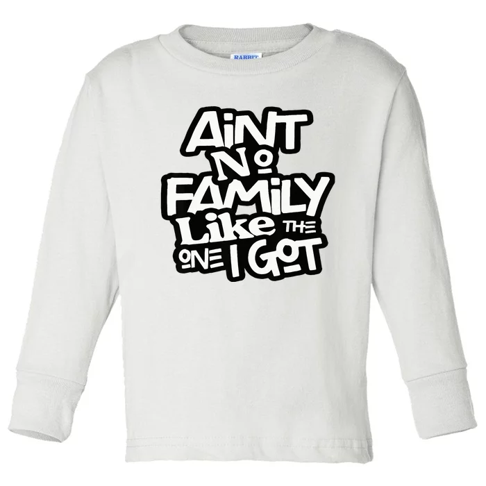 AinT No Family Like The One I Got For Family Toddler Long Sleeve Shirt