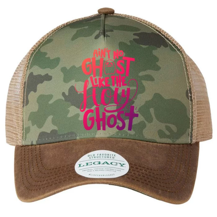 AinT No Ghost Like The Holy Ghost Funny Christian Gift Legacy Tie Dye Trucker Hat