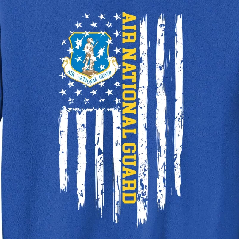 Air National Guard American Flag Gift Tall Sweatshirt