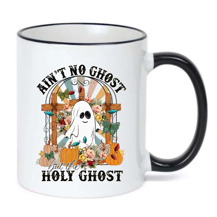 AinT No Ghost But The Holy Ghost Ghost Christian Halloween Black Color Changing Mug