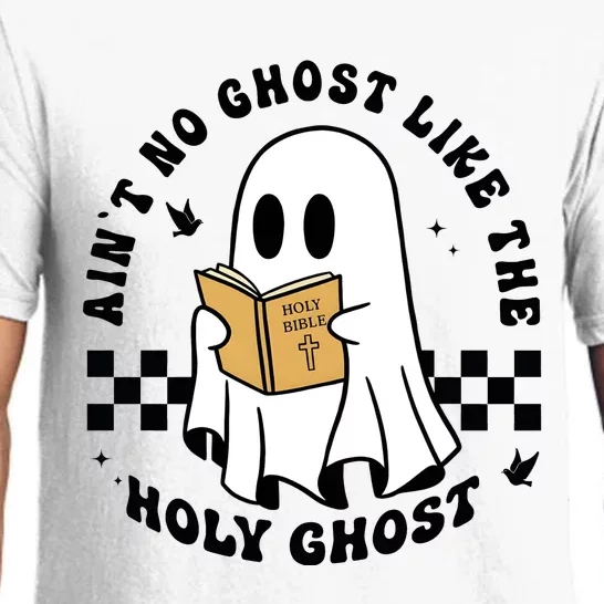 AinT No Ghost Like The Holy Ghost Halloween Ghoul Pajama Set