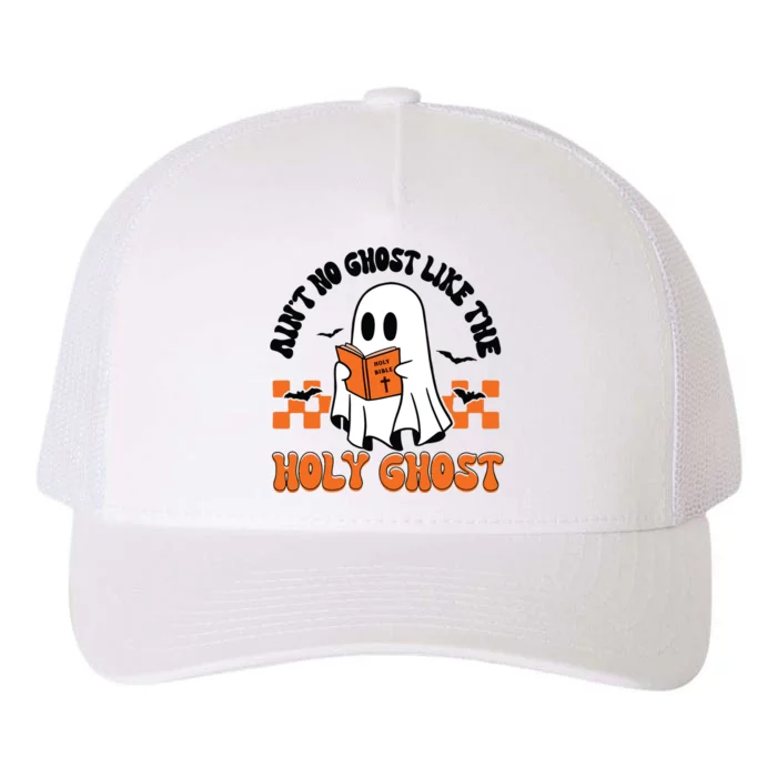 AinT No Ghost Like The Holy Ghost Halloween Christian Jesus Long Sleeve Yupoong Adult 5-Panel Trucker Hat