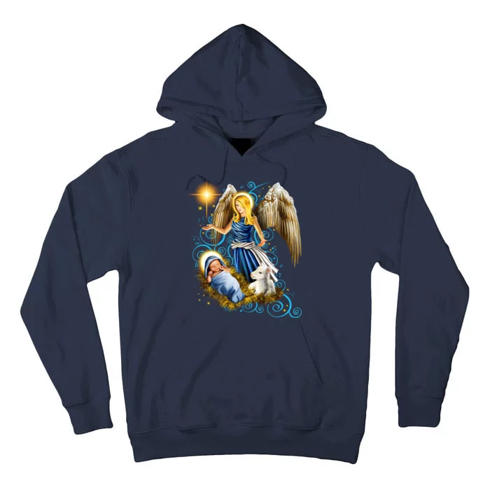 Angel With Baby Jesus Tall Hoodie