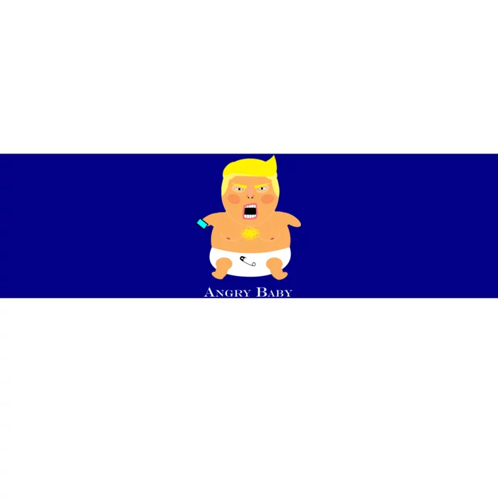 Angry Baby Trump Bumper Sticker