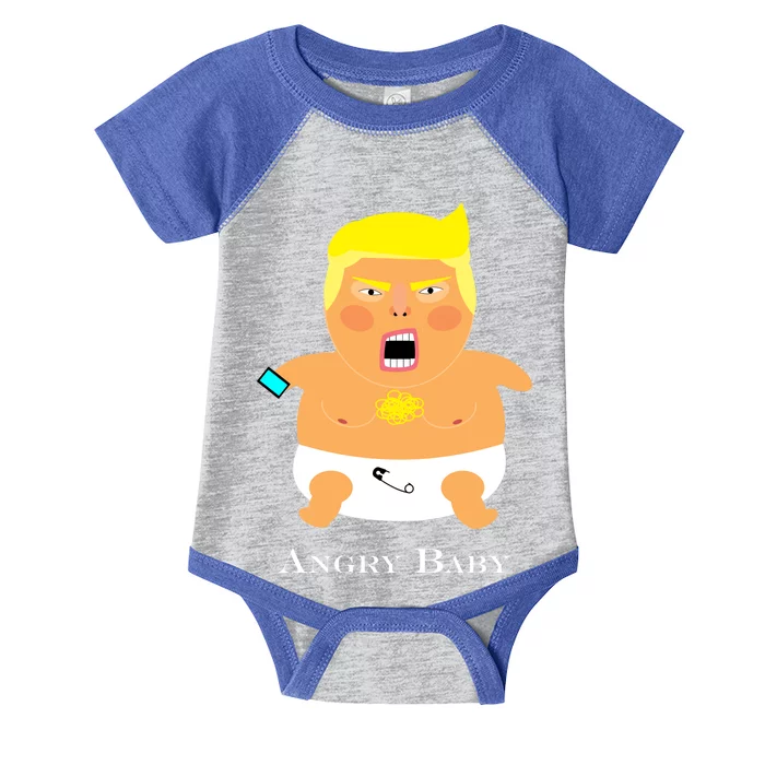 Angry Baby Trump Infant Baby Jersey Bodysuit