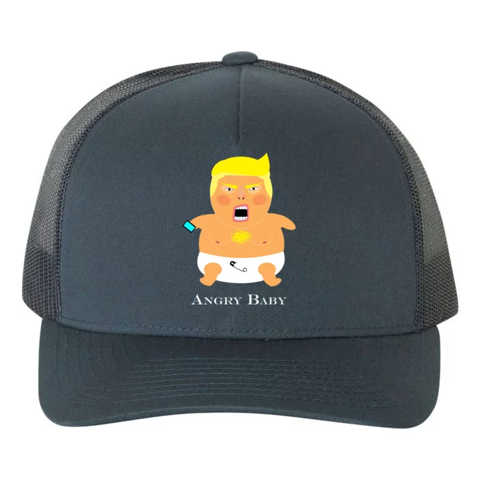 Angry Baby Trump Yupoong Adult 5-Panel Trucker Hat