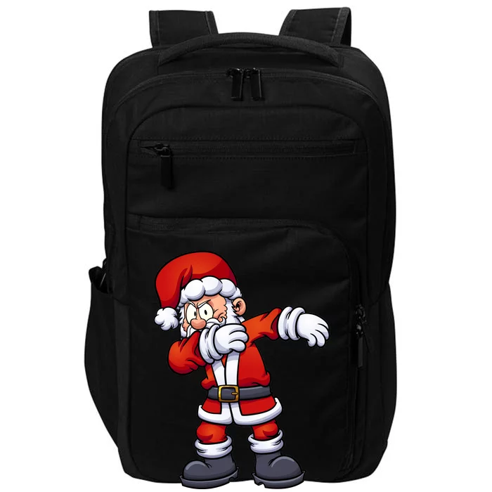 Angry Dabbing Santa Christmas Impact Tech Backpack