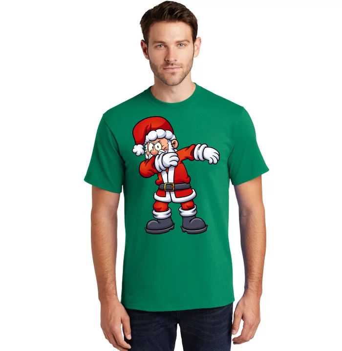 Angry Dabbing Santa Christmas Tall T-Shirt