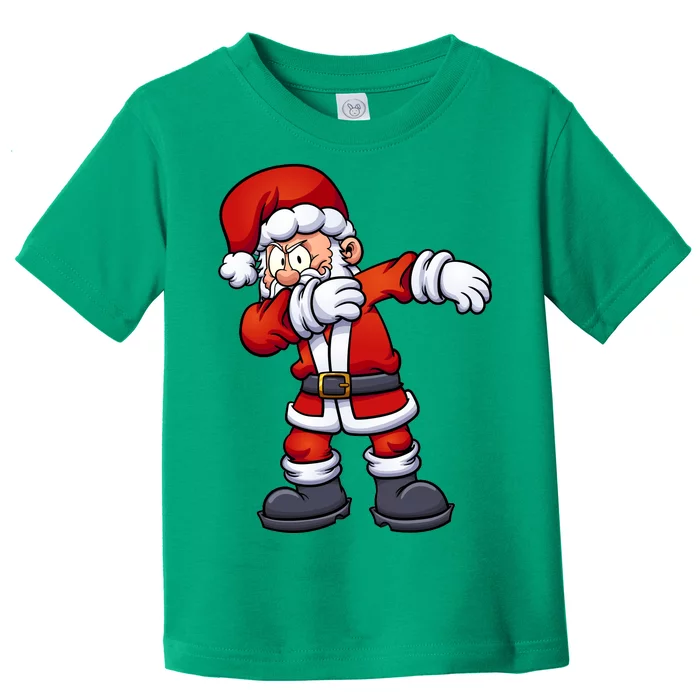 Angry Dabbing Santa Christmas Toddler T-Shirt