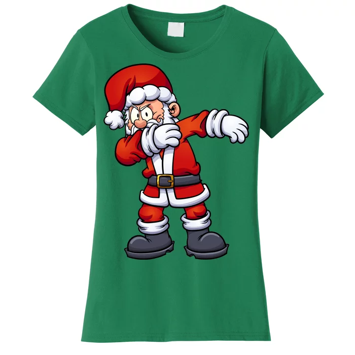 Angry Dabbing Santa Christmas Women's T-Shirt