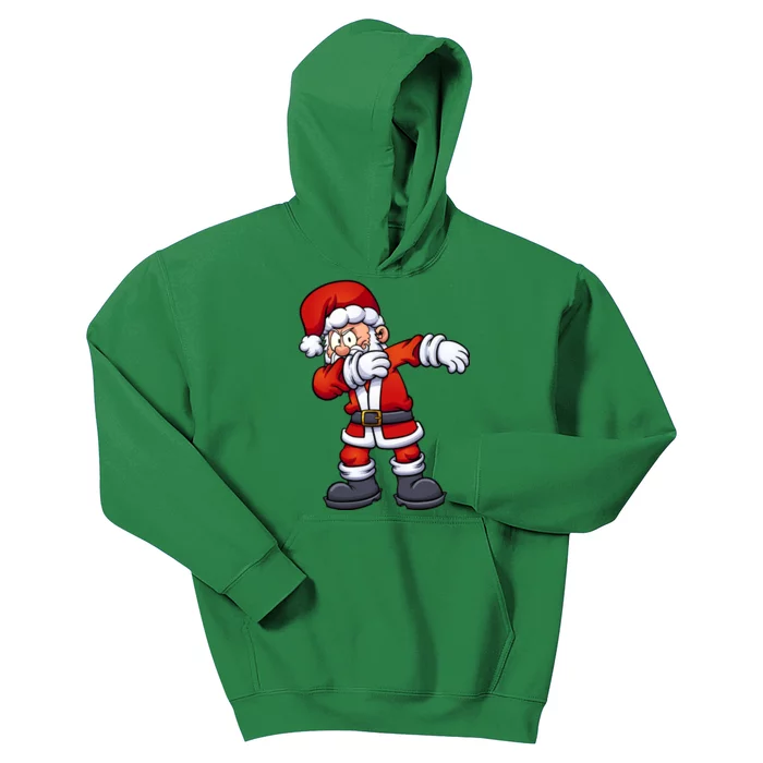 Angry Dabbing Santa Christmas Kids Hoodie