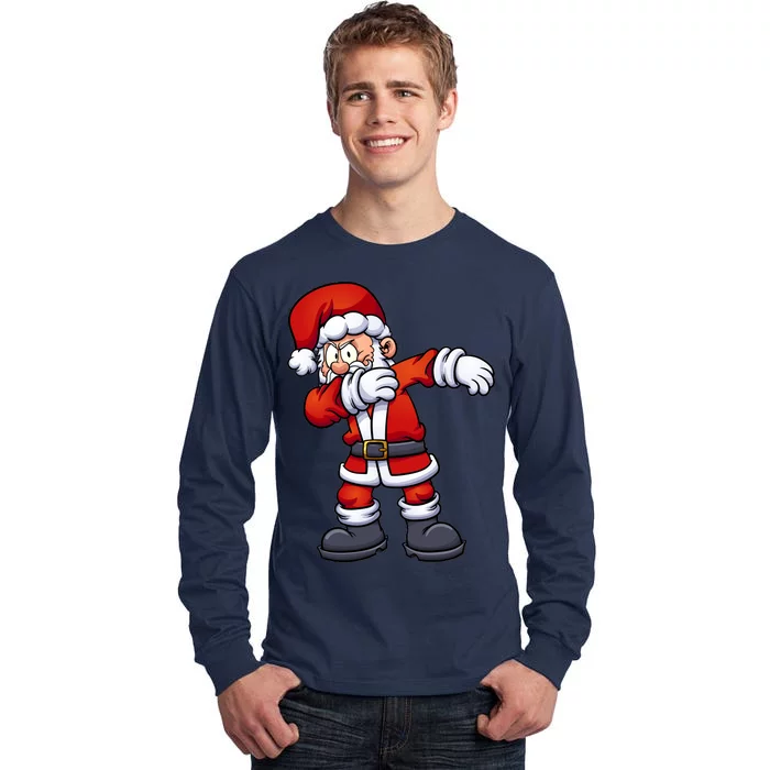 Angry Dabbing Santa Christmas Tall Long Sleeve T-Shirt