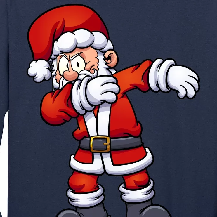 Angry Dabbing Santa Christmas Tall Long Sleeve T-Shirt