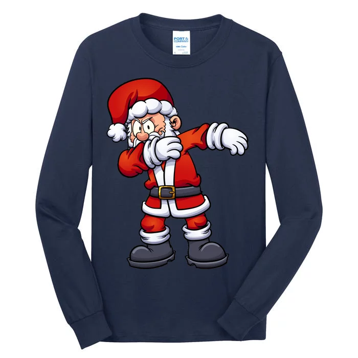 Angry Dabbing Santa Christmas Tall Long Sleeve T-Shirt