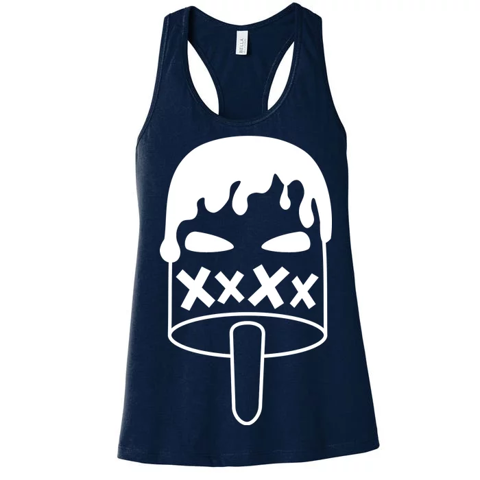 Angry Evil Ice Cream Women's Racerback Tank