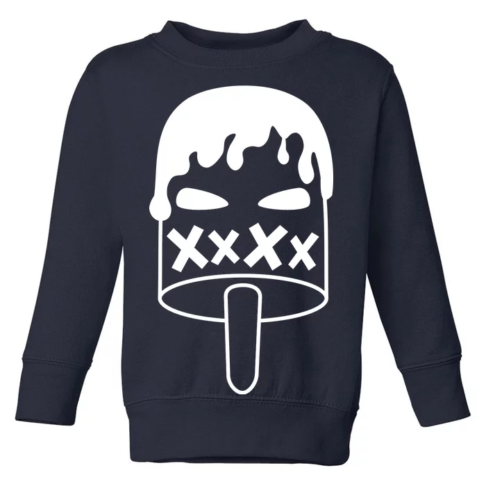 Angry Evil Ice Cream Toddler Sweatshirt