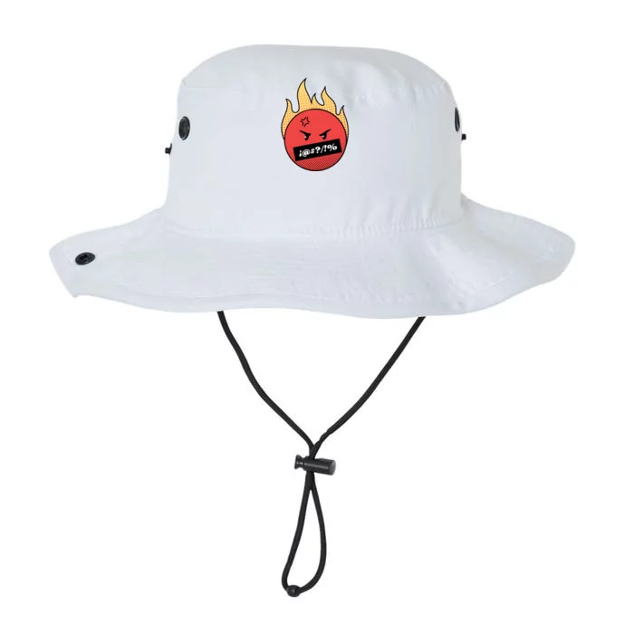 Angry Flaming Emoji Legacy Cool Fit Booney Bucket Hat