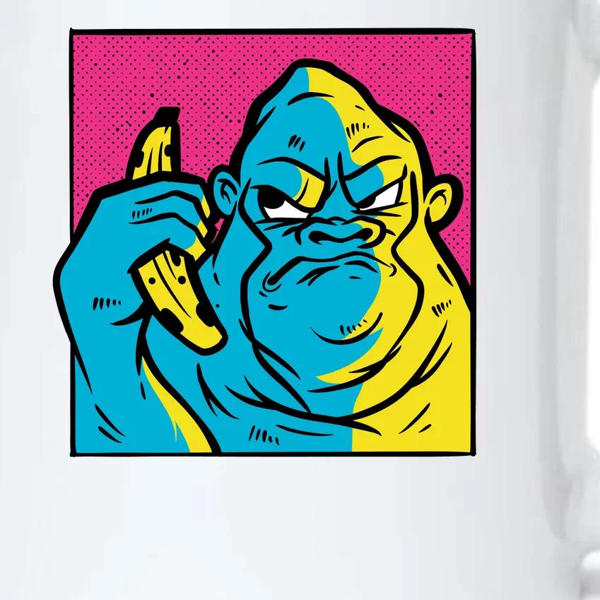 Angry Gorilla Banana Black Color Changing Mug