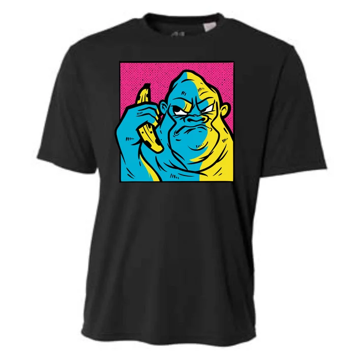 Angry Gorilla Banana Cooling Performance Crew T-Shirt