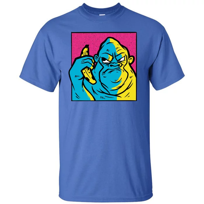 Angry Gorilla Banana Tall T-Shirt