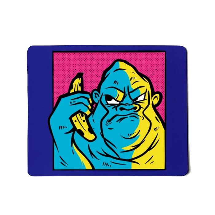 Angry Gorilla Banana Mousepad