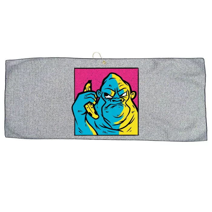 Angry Gorilla Banana Large Microfiber Waffle Golf Towel