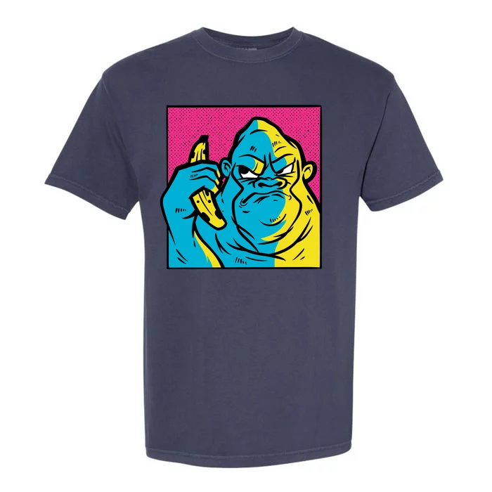 Angry Gorilla Banana Garment-Dyed Heavyweight T-Shirt