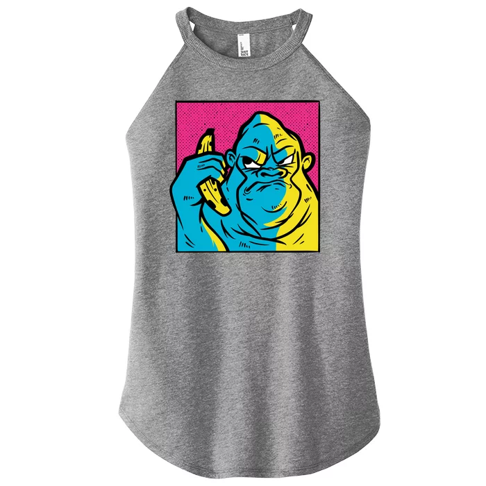 Angry Gorilla Banana Women’s Perfect Tri Rocker Tank