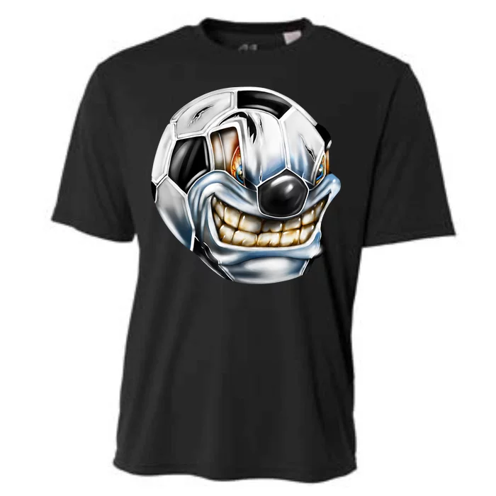 Angry Soccer Ball Cooling Performance Crew T-Shirt