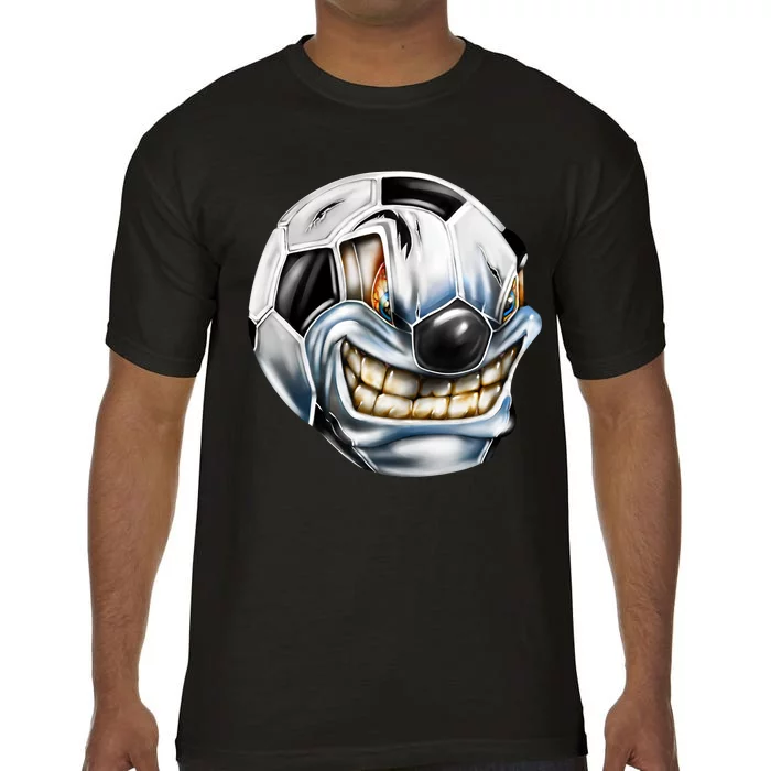 Angry Soccer Ball Comfort Colors T-Shirt