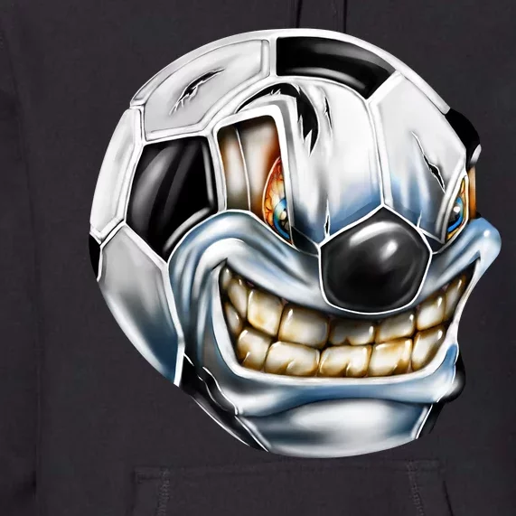 Angry Soccer Ball Premium Hoodie