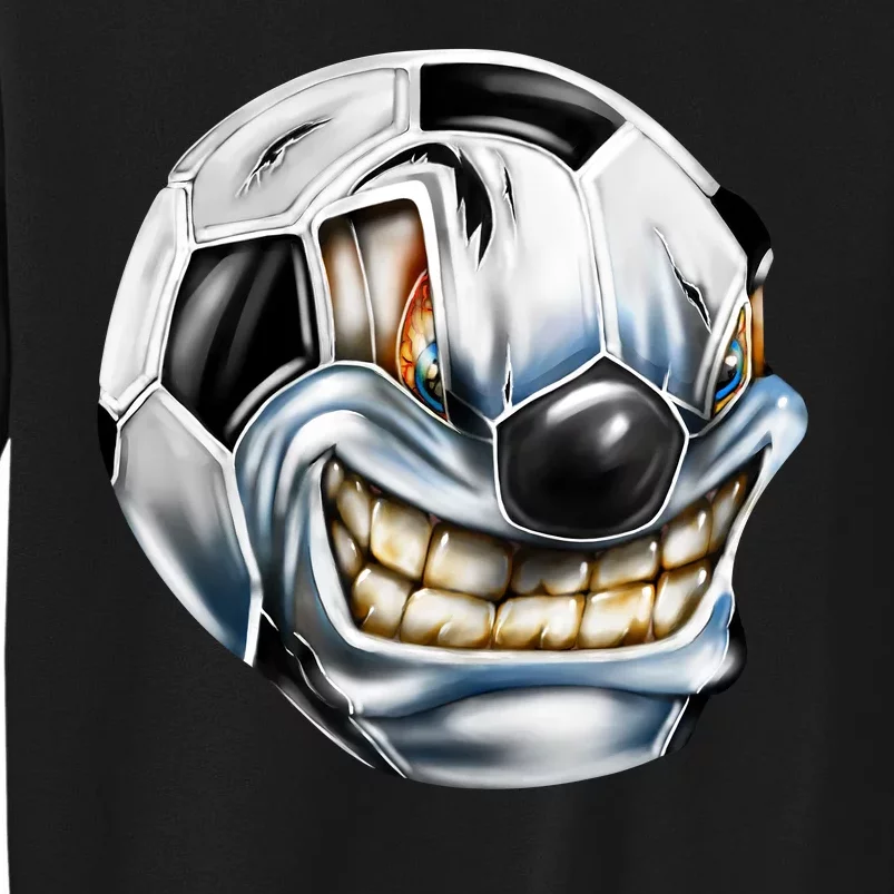 Angry Soccer Ball Tall Sweatshirt