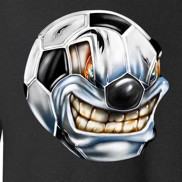 Angry Soccer Ball Toddler Sweatshirt