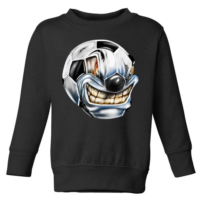 Angry Soccer Ball Toddler Sweatshirt