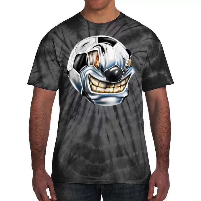 Angry Soccer Ball Tie-Dye T-Shirt