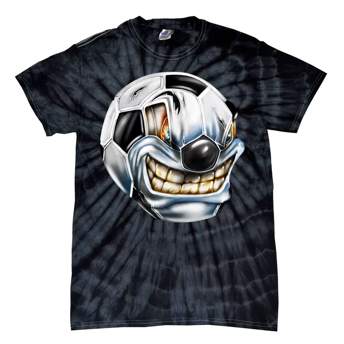 Angry Soccer Ball Tie-Dye T-Shirt