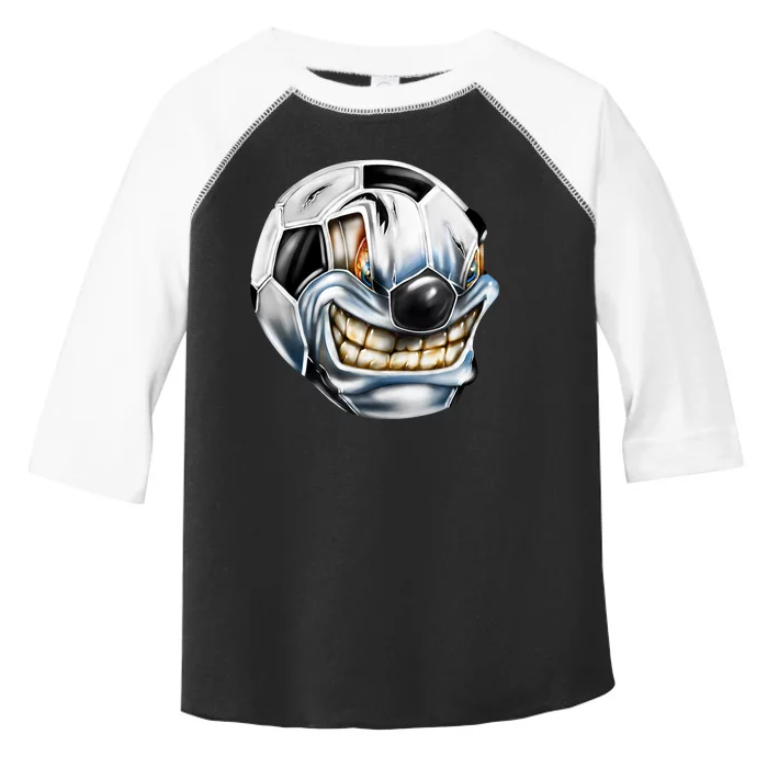 Angry Soccer Ball Toddler Fine Jersey T-Shirt