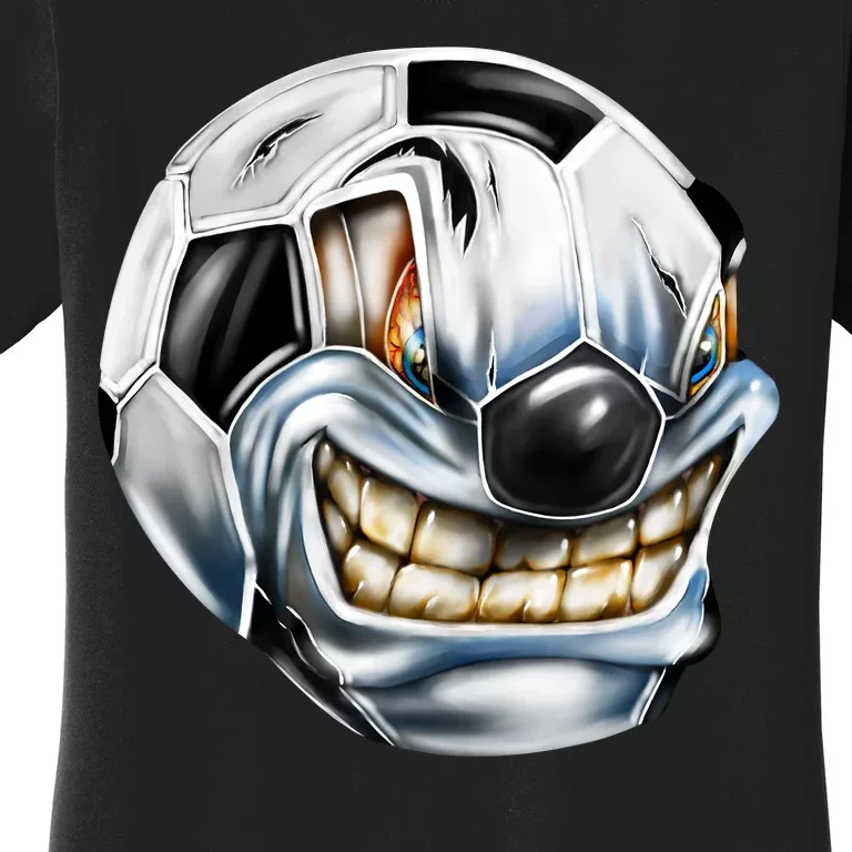 Angry Soccer Ball Women's T-Shirt